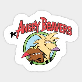 angry beavers Sticker